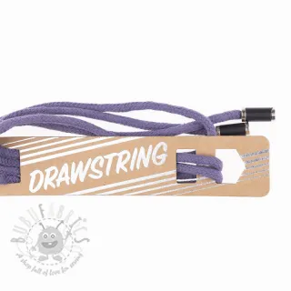 Sznurek do bluzy z końcówkami 115 cm HEAD3 lavender