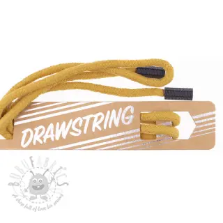 Sznurek do kaptura z końcówkami 115 cm HEAD1 old yellow