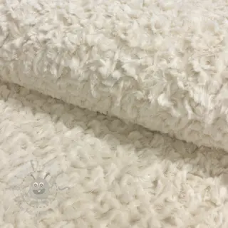 Sztuczne futro Curly ecru
