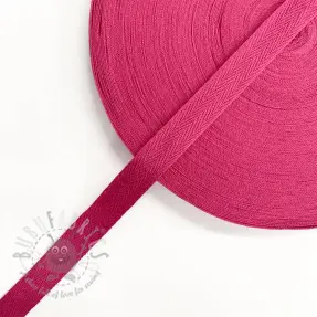 Taśma skośna bawełniana 15 mm fuchsia