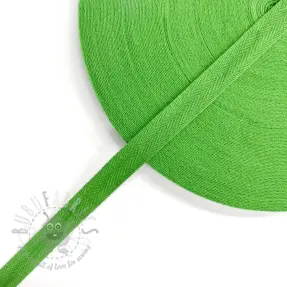 Taśma skośna bawełniana 15 mm lime