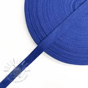 Taśma skośna bawełniana 15 mm cobalt