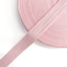 Taśma skośna bawełniana 25 mm pink