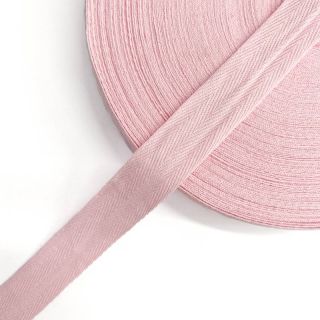 Taśma skośna bawełniana 25 mm pink