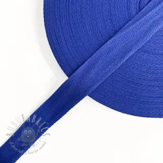 Taśma skośna bawełniana 25 mm cobalt