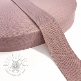 Taśma bawełniana 4 cm washed pink