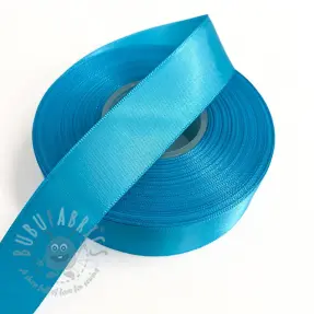 Wstążka satynowa dwustronna 25 mm aqua
