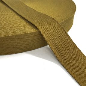 Taśma bawełniana 4 cm golden brown