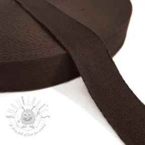 Taśma bawełniana 4 cm dark mocha