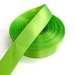 Wstążka satynowa dwustronna 25 mm neon green