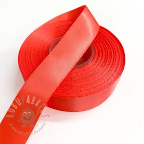 Wstążka satynowa dwustronna 25 mm neon orange