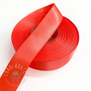 Wstążka satynowa dwustronna 25 mm neon orange