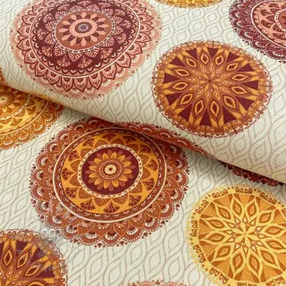Tkanina dekoracyjna premium Mandala circle