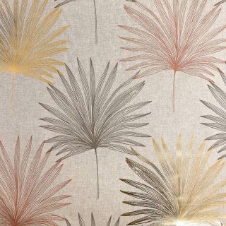 Tkanina dekoracyjna Luxury palm metallic premium