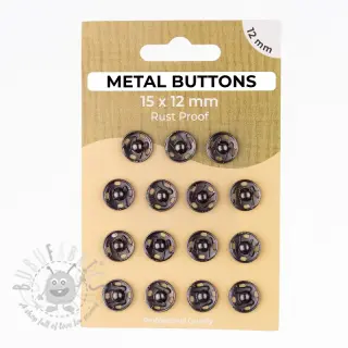 Napki metalowe 12 mm anthracite