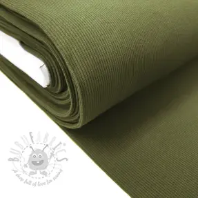 Ściągacz prążkowany army green ORGANIC