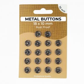 Napki METAL 10 mm anthracite