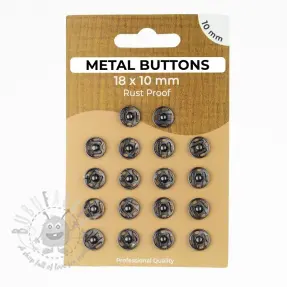 Napki metalowe 10 mm anthracite