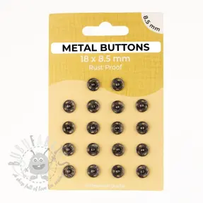 Napki metalowe 8,5 mm anthracite