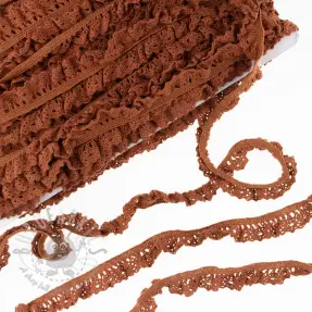 Elastyczna koronka bawełniana brick