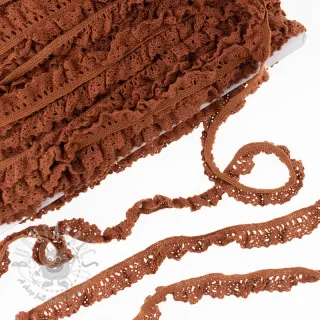 Elastyczna koronka bawełniana brick