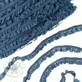 Elastyczna koronka bawełniana jeans