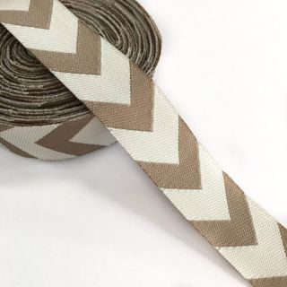 Stuha Chevron beige