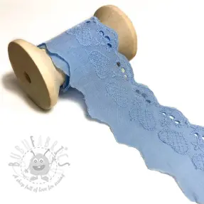 Koronka Heart light blue