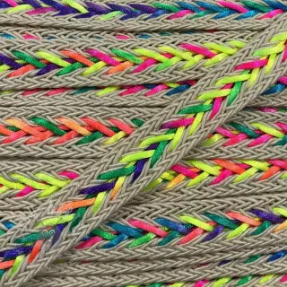 Poliestrowa pleciona linka NEON ecru