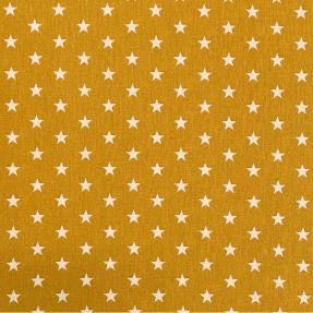 Bawełniana tkanina Petit stars ochre