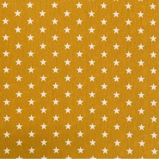 Bawełniana tkanina Petit stars ochre