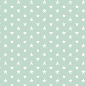 Bawełniana tkanina Petit stars mint