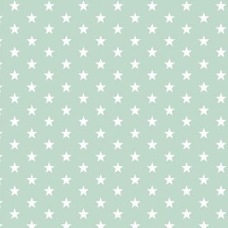 Bavlnená látka Petit stars mint