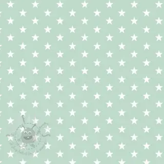 Bawełniana tkanina Petit stars mint