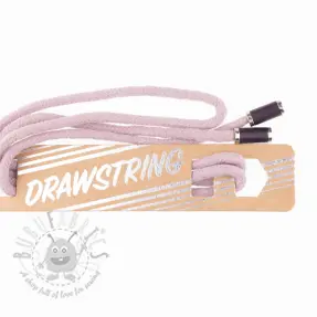 Sznurek do bluzy z końcówkami 115 cm HEAD3 washed pink