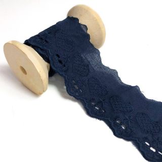 Koronka Heart dark blue