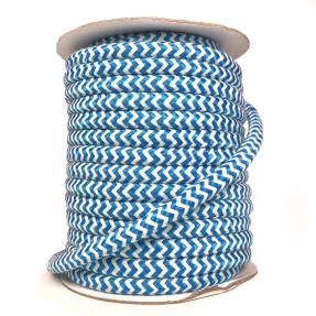 Polyesterová šnúra pletená ZIG ZAG aqua