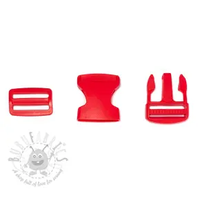 Klamra do nerki 38 mm red