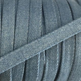 Bawełniany sznur płaski 10 mm Denim baby blue