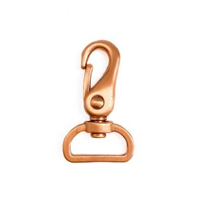 Metalowy karabińczyk 25 mm copper