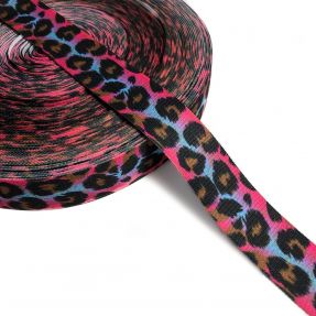 Wstążka Fantasy Panther fuchsia