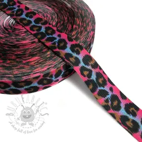 Wstążka Fantasy Panther fuchsia