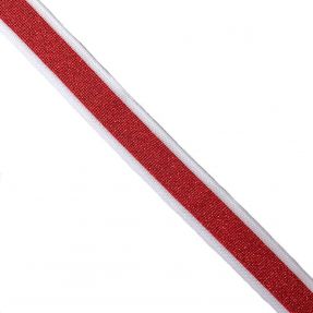 Lampas spodniowy LUREX red