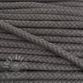 Bawełniany sznur 8 mm dark grey