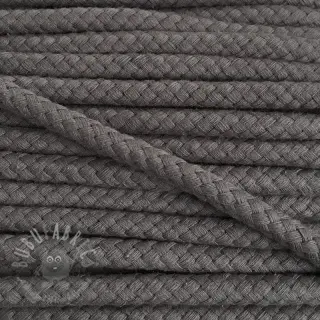 Bawełniany sznur 8 mm dark grey