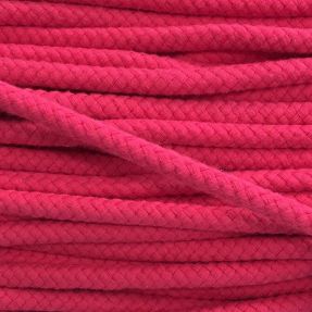 Bavlnená šnúra 8 mm fuchsia