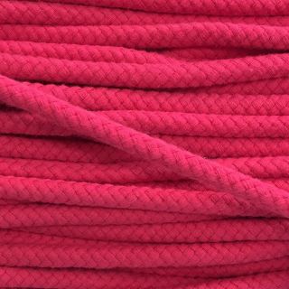Bawełniany sznur 8 mm fuchsia