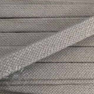 Bawełniany sznur płaski 15 mm light grey