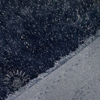 Sztuczne futro LUREX SILVER navy
