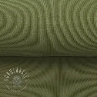 Ściągacz prążkowany army green ORGANIC